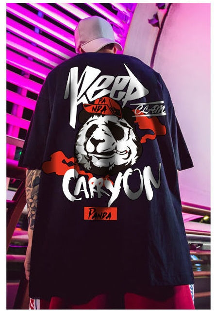 WLS Panda sur T-shirt streetwear