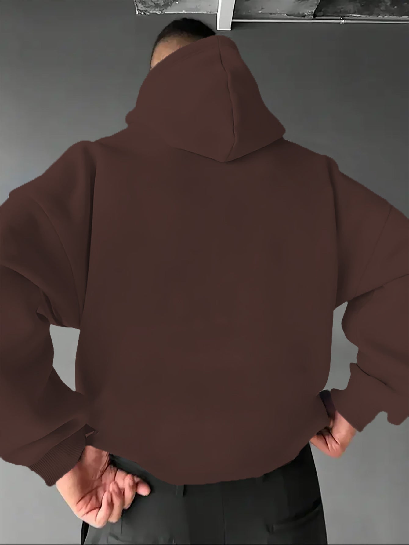 Men’s Spanish-Themed Hooded Sweatshirt "Lois" & Spanish Text Print, White Casual Pullover Hoodie, Relaxed Fit, All-Season Wear